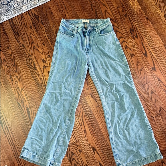 7 For All Mankind Light Blue Flare Jeans - Picture 2 of 5